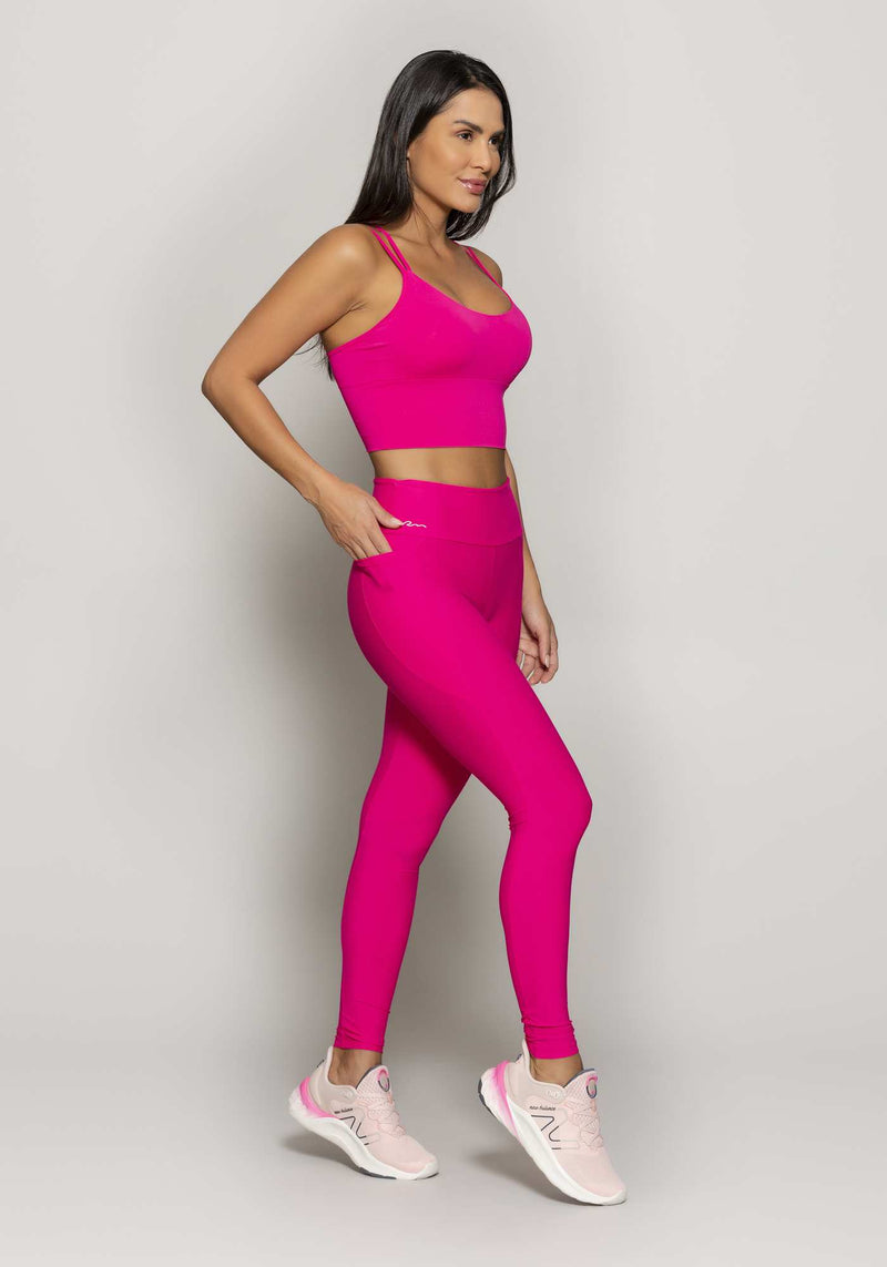 LEGGING RM COMPRESSION ROSA M