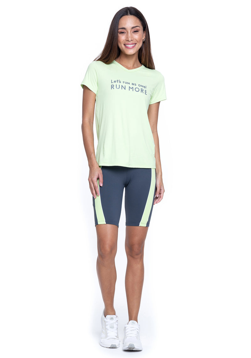 T-SHIRT RUN MORE ULTRACOOL FIT VERDE M