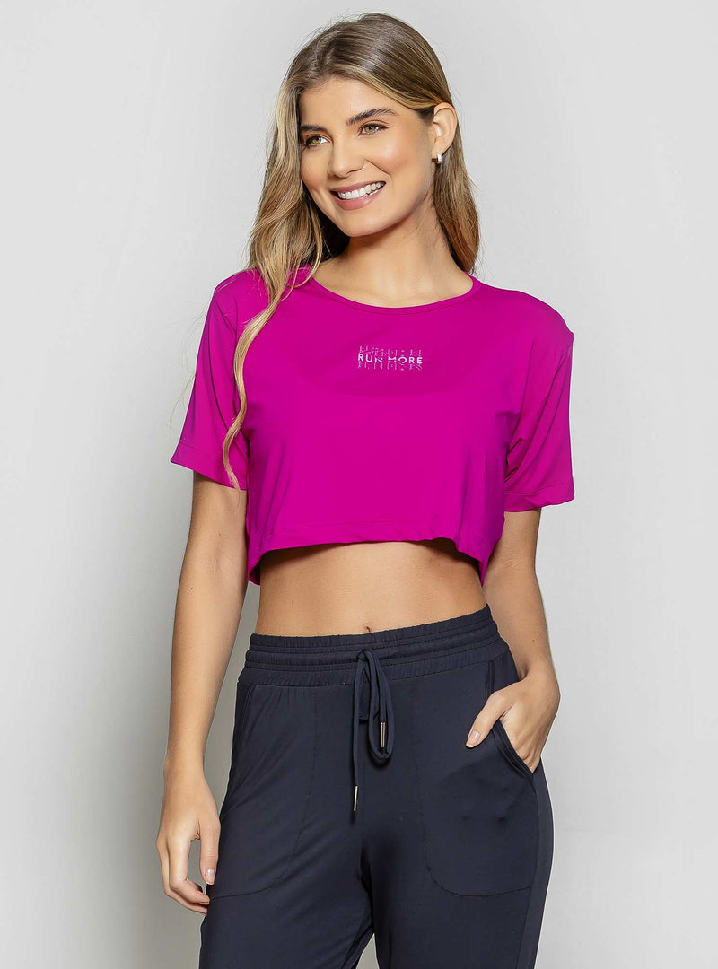 BLUSA CROPPED LUAR FUCSIA P