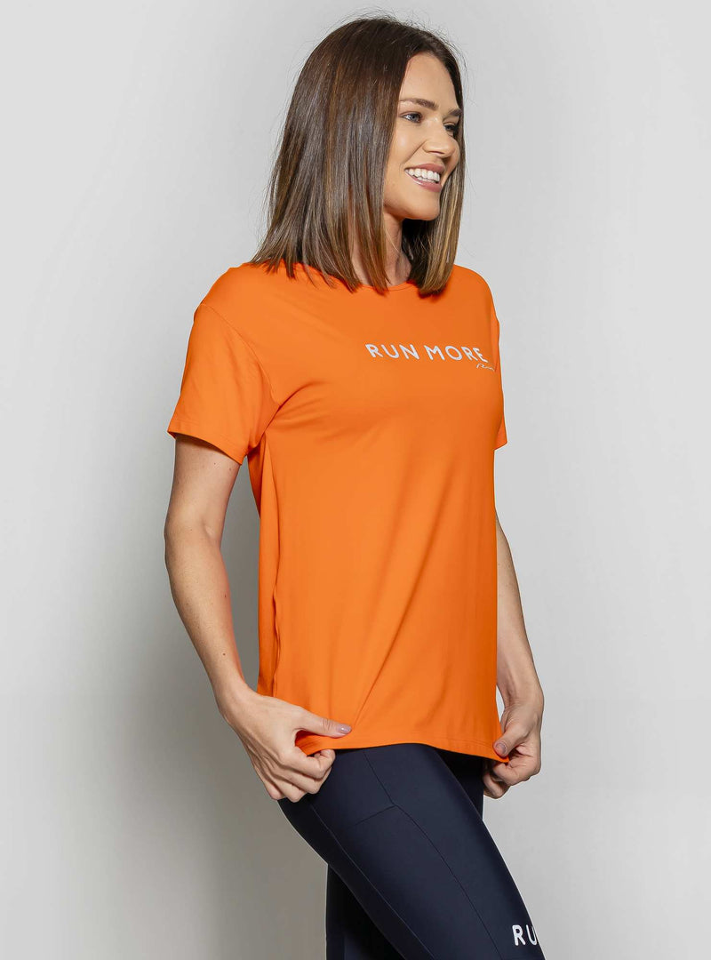 BLUSA RUN MORE ULTRACOOL FIT LARANJA M