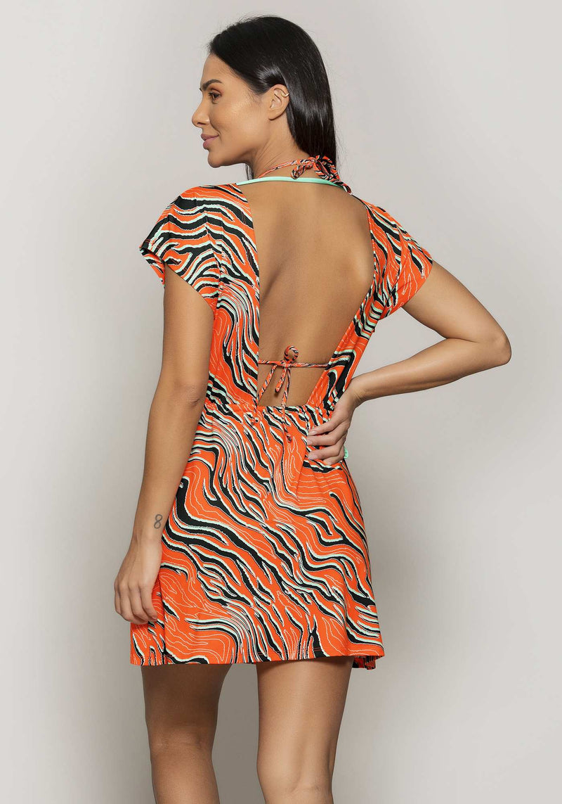 VESTIDO RM LARANJA M