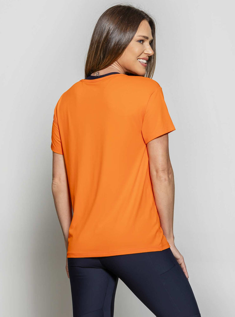 BLUSA RUN MORE ULTRACOOL FIT LARANJA M