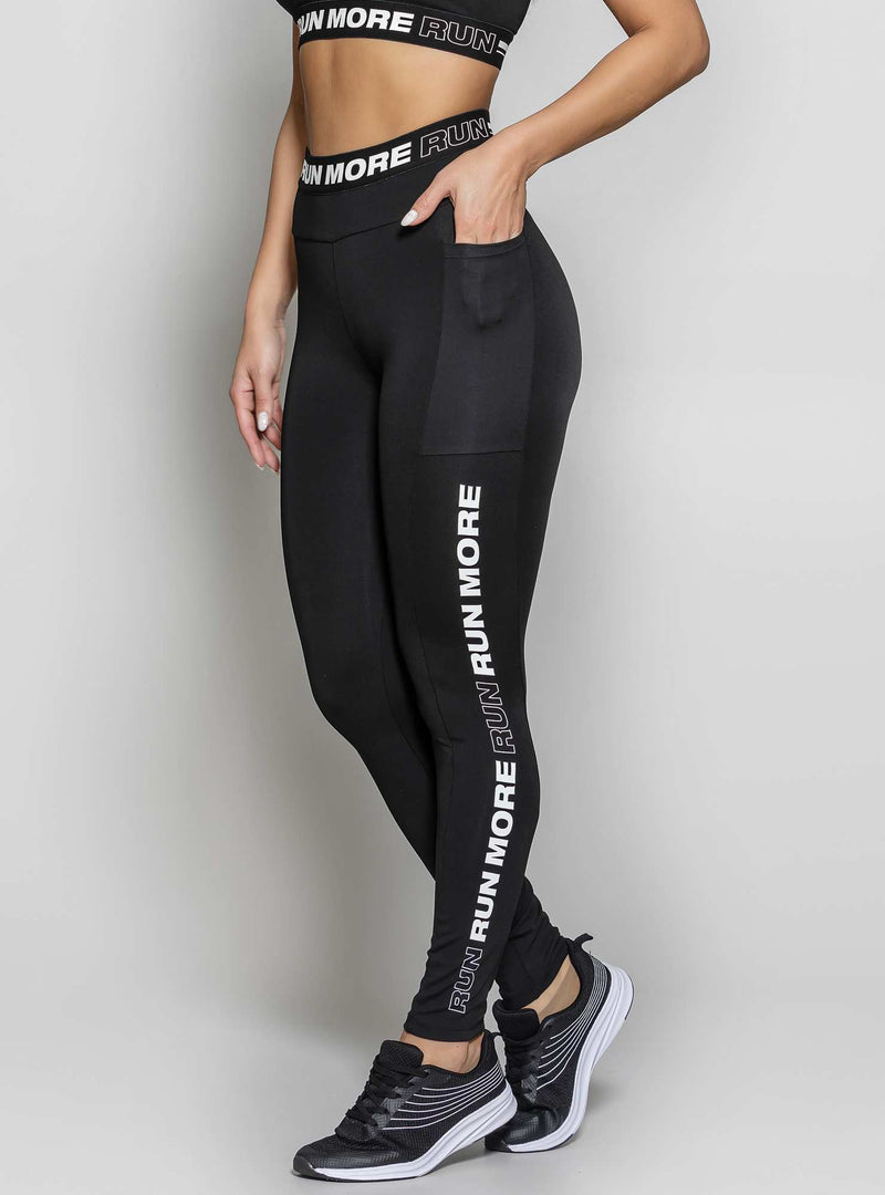 LEGGING COS COM ELASTICO DUPLO MAX PRETO P