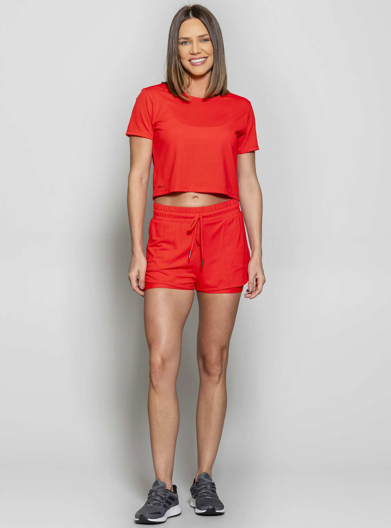 BLUSA BOXY MAX FRESH VERMELHO M