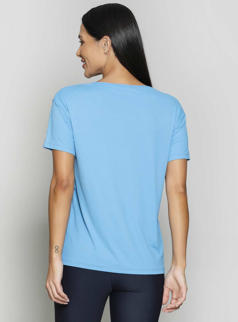 BLUSA RUN MORE ULTRACOOL FIT AZUL G