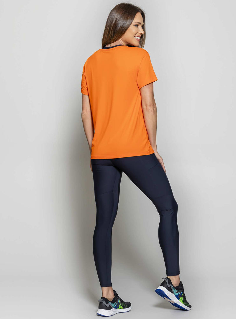 BLUSA RUN MORE ULTRACOOL FIT LARANJA M