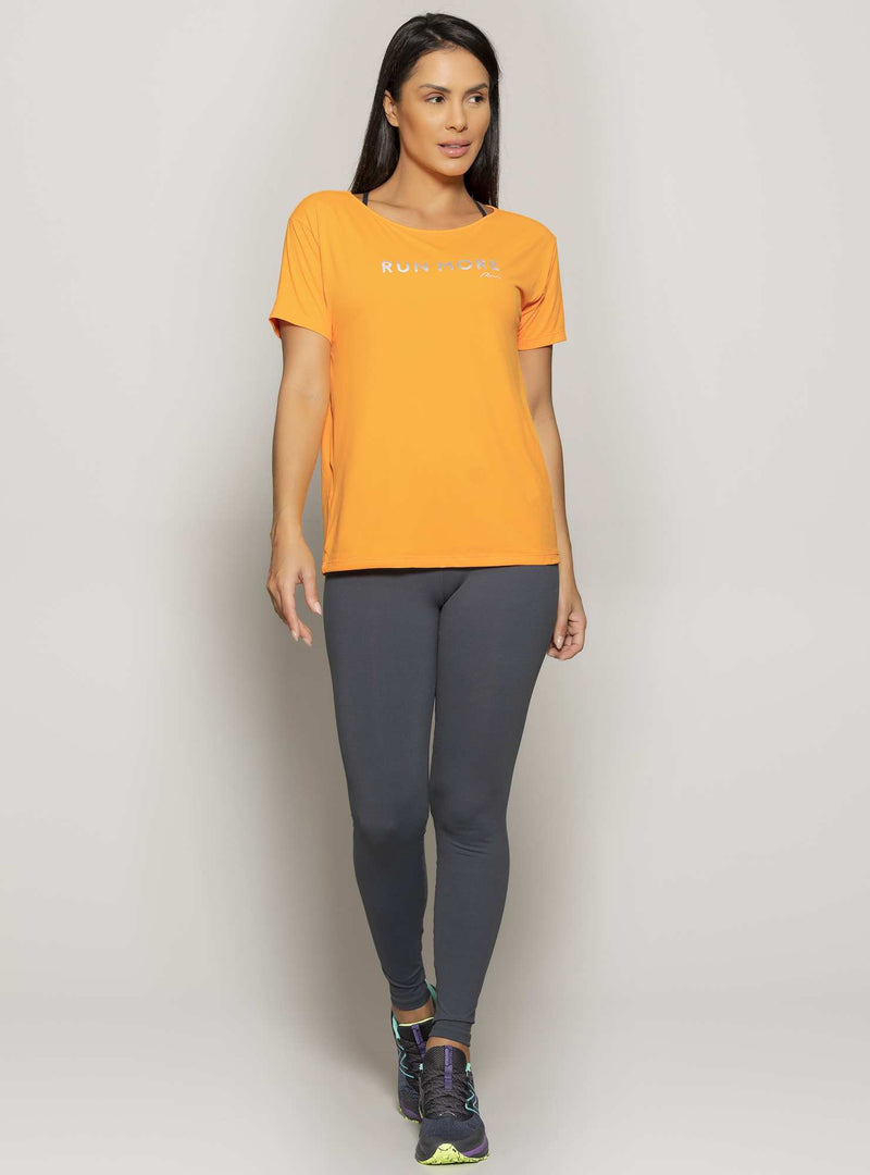 BLUSA RUN MORE ULTRACOOL FIT LARANJA G