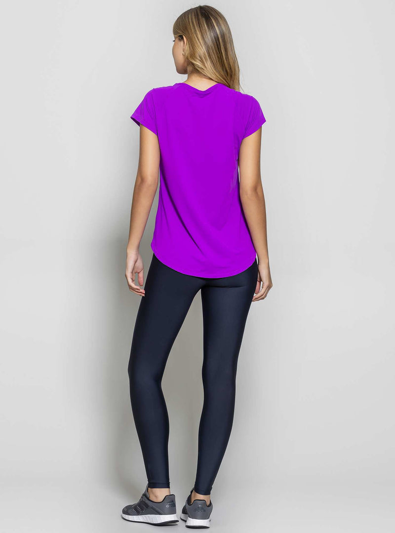 BLUSA ALONGADA NEW TRIP ROXO M