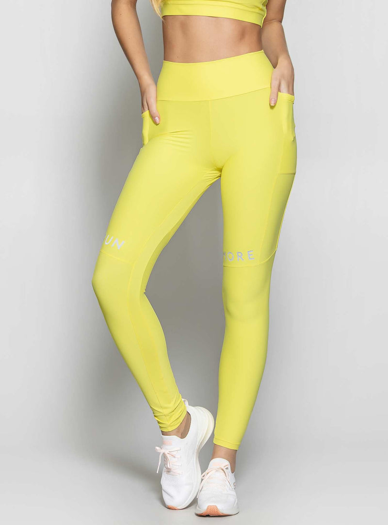 LEGGING BLOCKING COMPRESSION AMARELO M