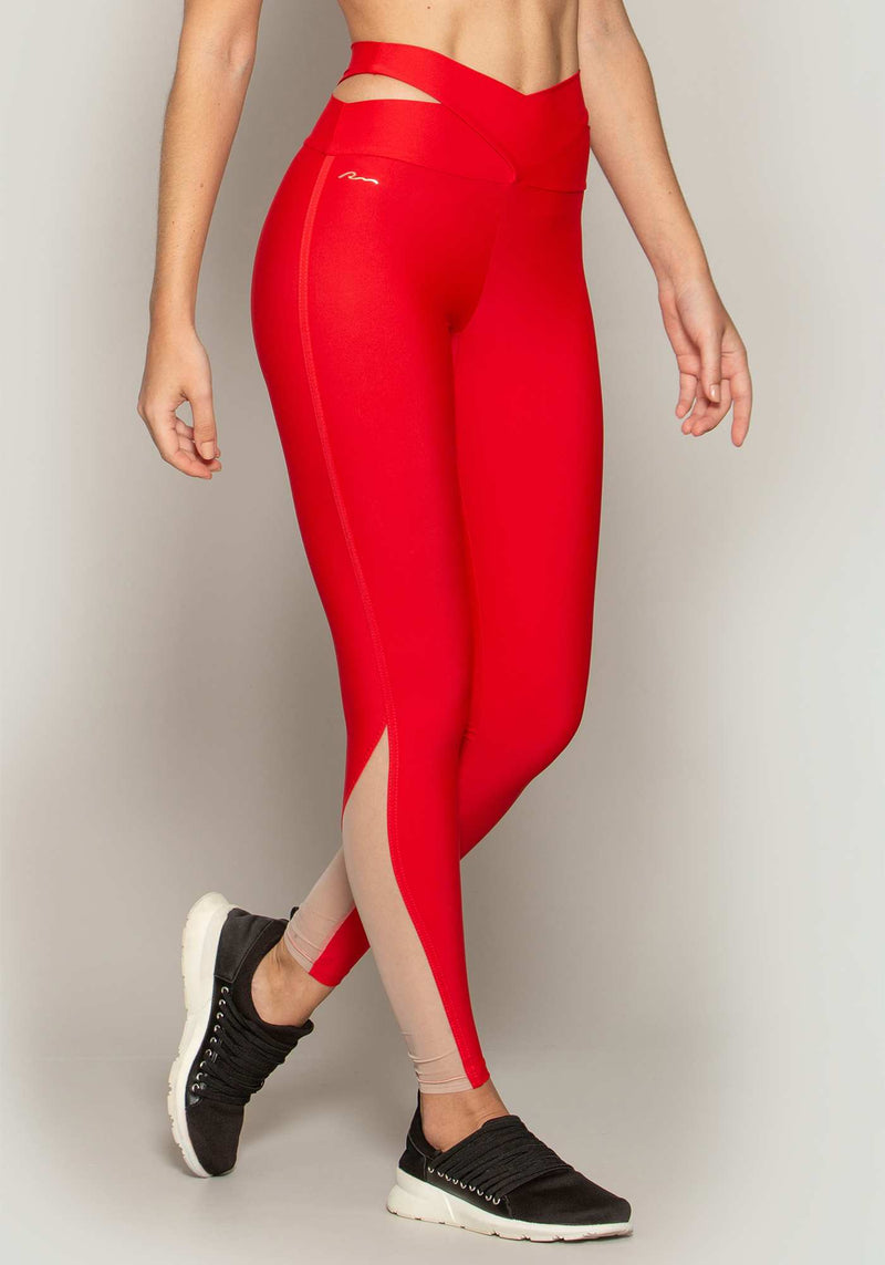 LEGGING RM COMPRESSION VERMELHO P