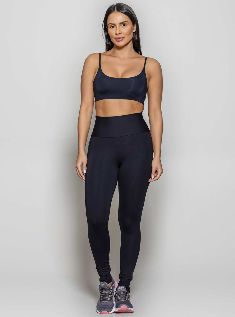 LEGGING COS ALTO COM BOLSO EMANA SPORT GG