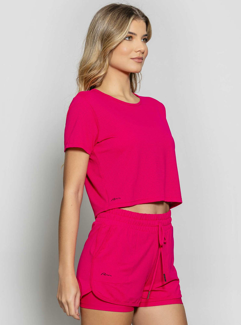 BLUSA BOXY MAX FRESH PINK G