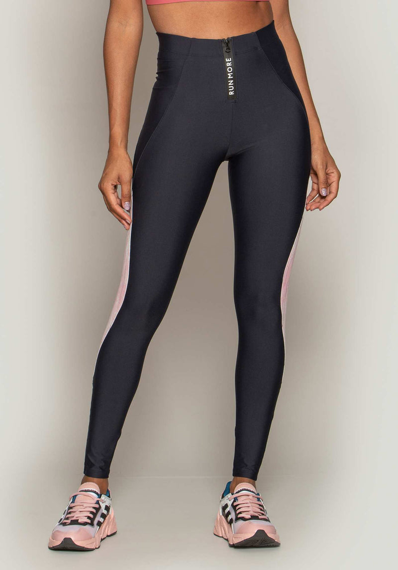 LEGGING RM COMPRESSION PRETO/ROSA M