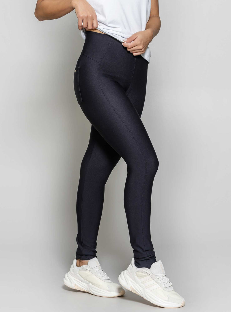 LEGGING COM BOLSO BODY FIT PRETO M