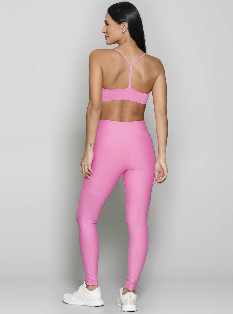 LEGGING BLOCKING COM BOLSO ROSA M