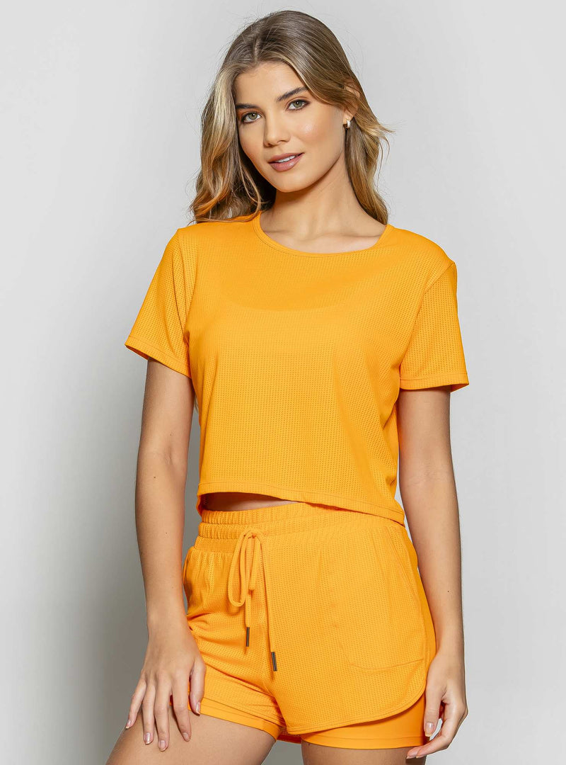 BLUSA BOXY MAX FRESH LARANJA P