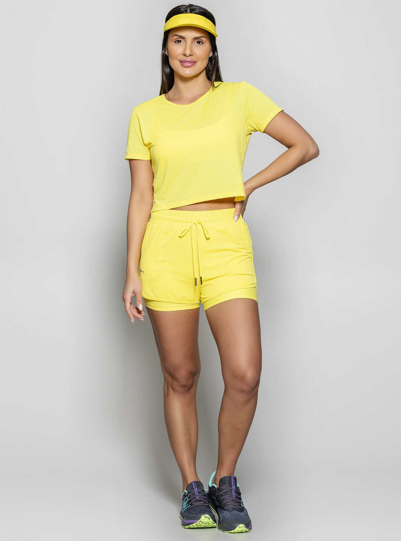 BLUSA BOXY MAX FRESH AMARELO G