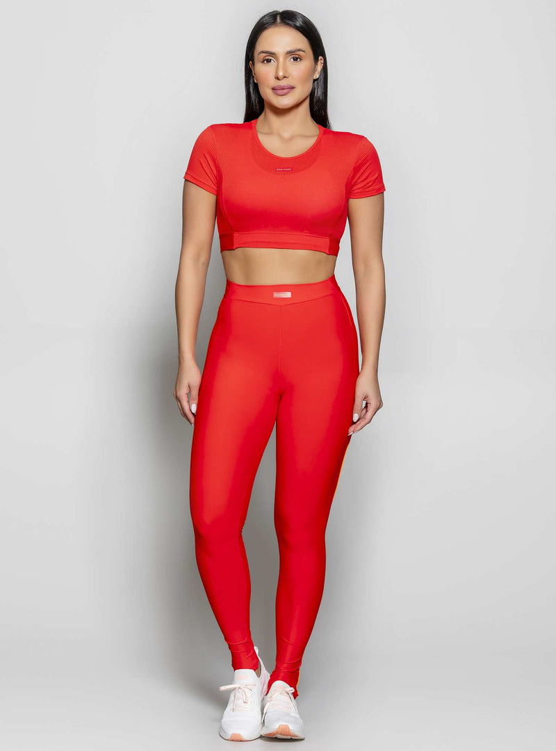 BLUSA CROPPED MAX FRESH VERMELHO P