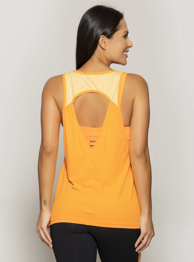 REGATA COM FENDA ULTRACOOL FIT LARANJA M