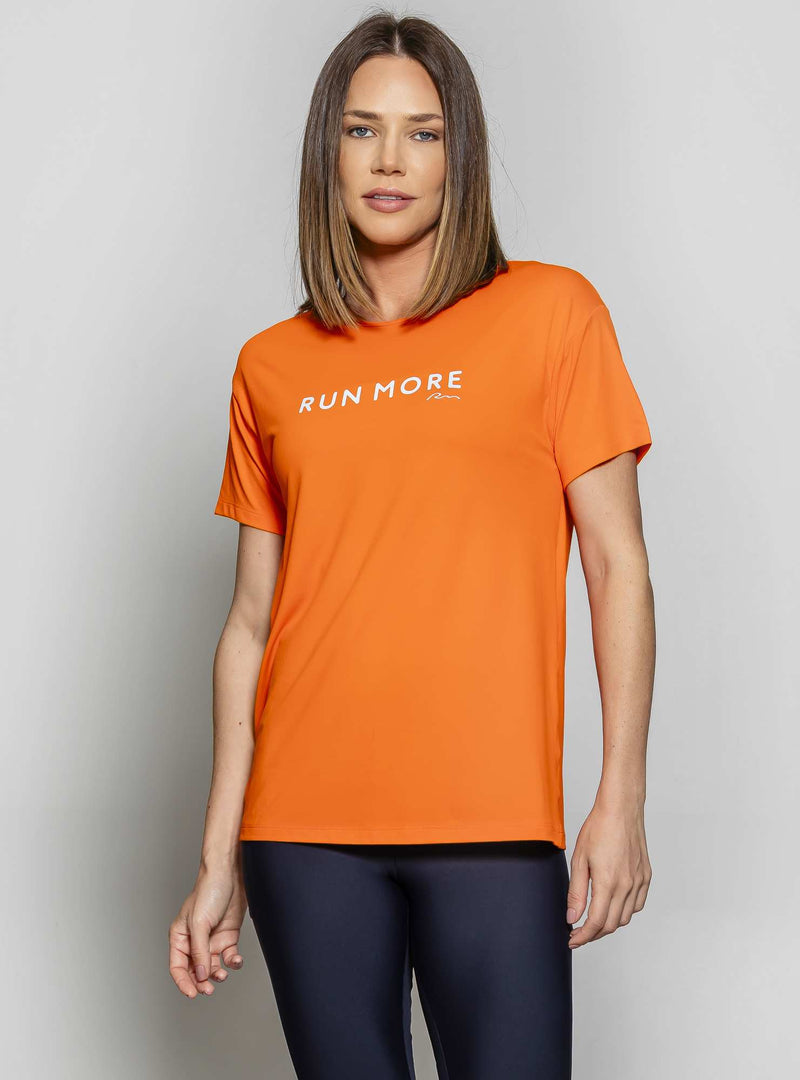 BLUSA RUN MORE ULTRACOOL FIT LARANJA M