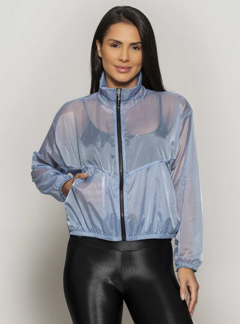 JAQUETA BOMBER ILLUSION AZUL M