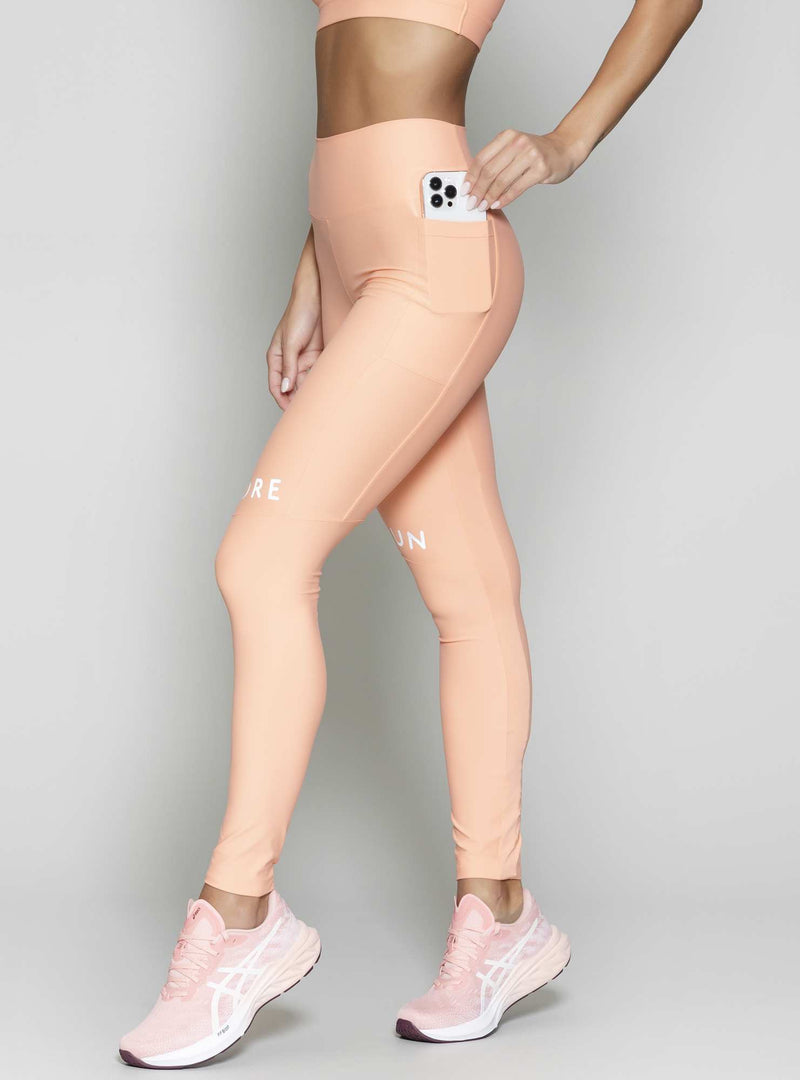 LEGGING BLOCKING LARANJA PASTEL P