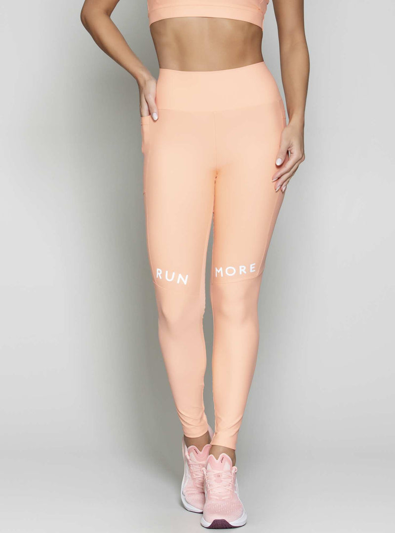 LEGGING BLOCKING LARANJA PASTEL P