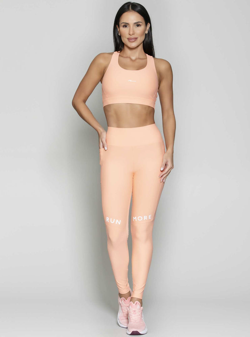 LEGGING BLOCKING LARANJA PASTEL G