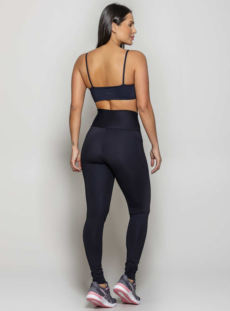 LEGGING COS ALTO COM BOLSO EMANA SPORT GG