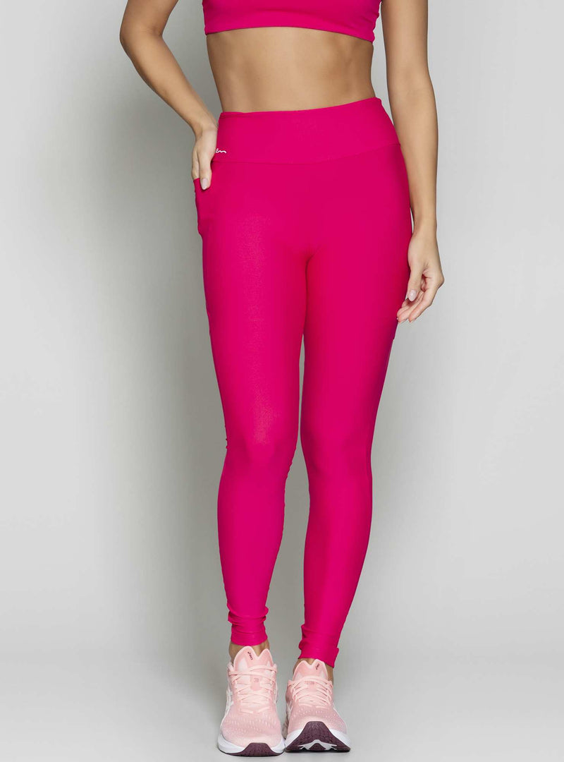 LEGGING BLOCKING COM BOLSO PINK G