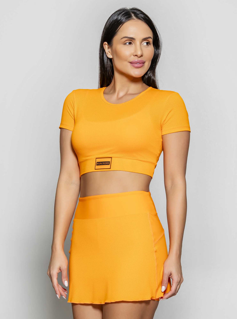 BLUSA CROPPED MAX FRESH LARANJA M