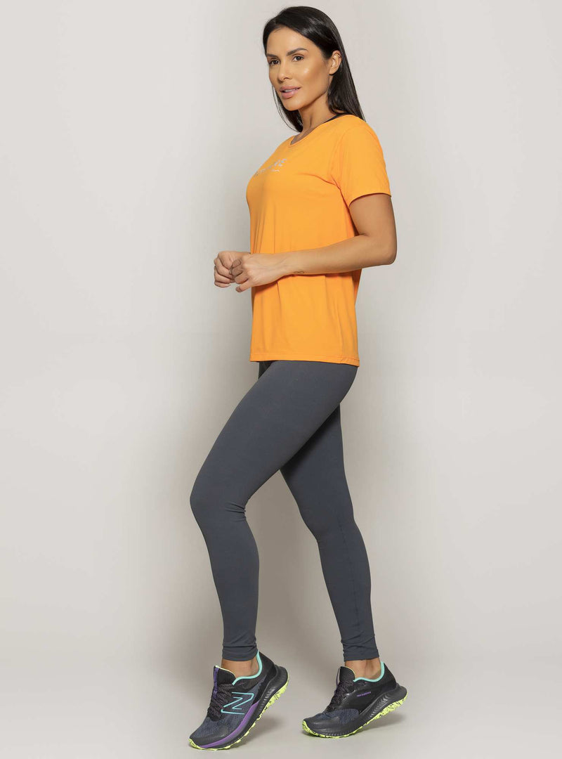 BLUSA RUN MORE ULTRACOOL FIT LARANJA G