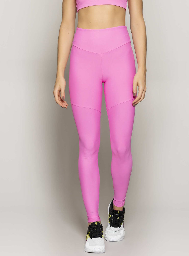 LEGGING BLOKING CINTURA ALTA ROSA BARBIE P