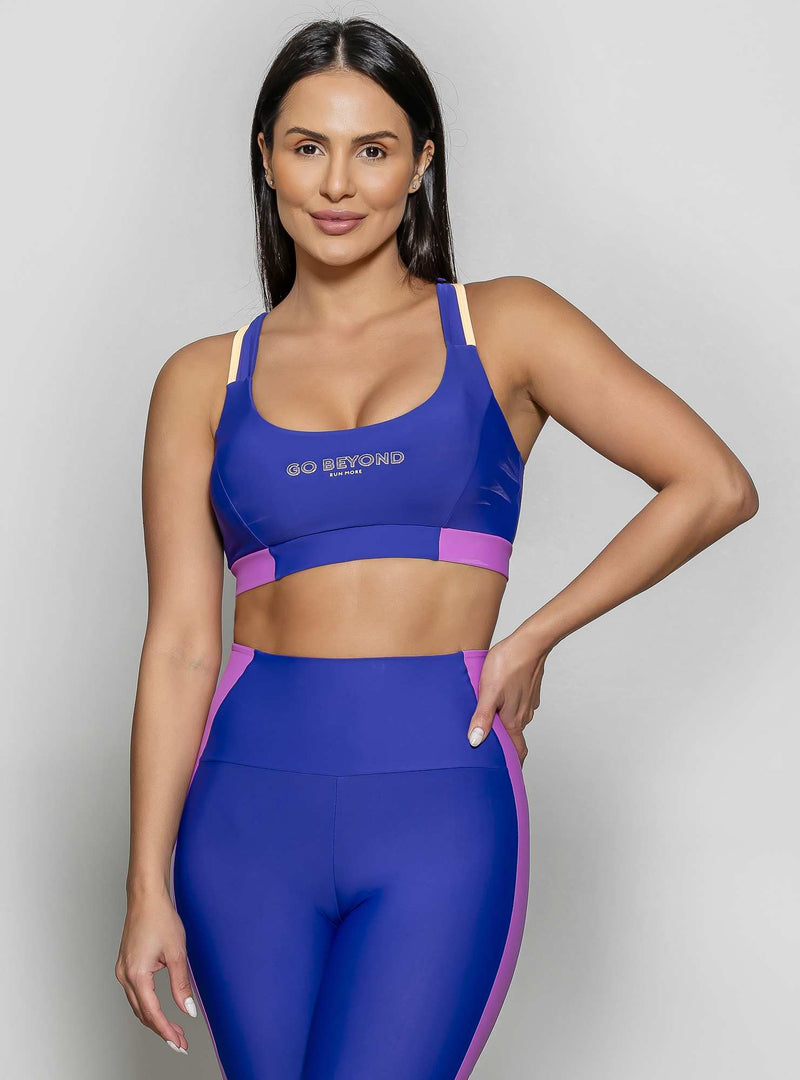 TOP ALTA SUSTENTACAO AZUL/ROXO P