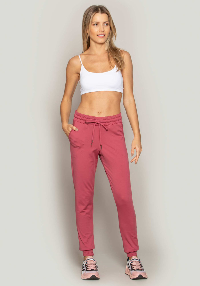 CALÇA JOGGER THERMO PLUS COR VINHO M