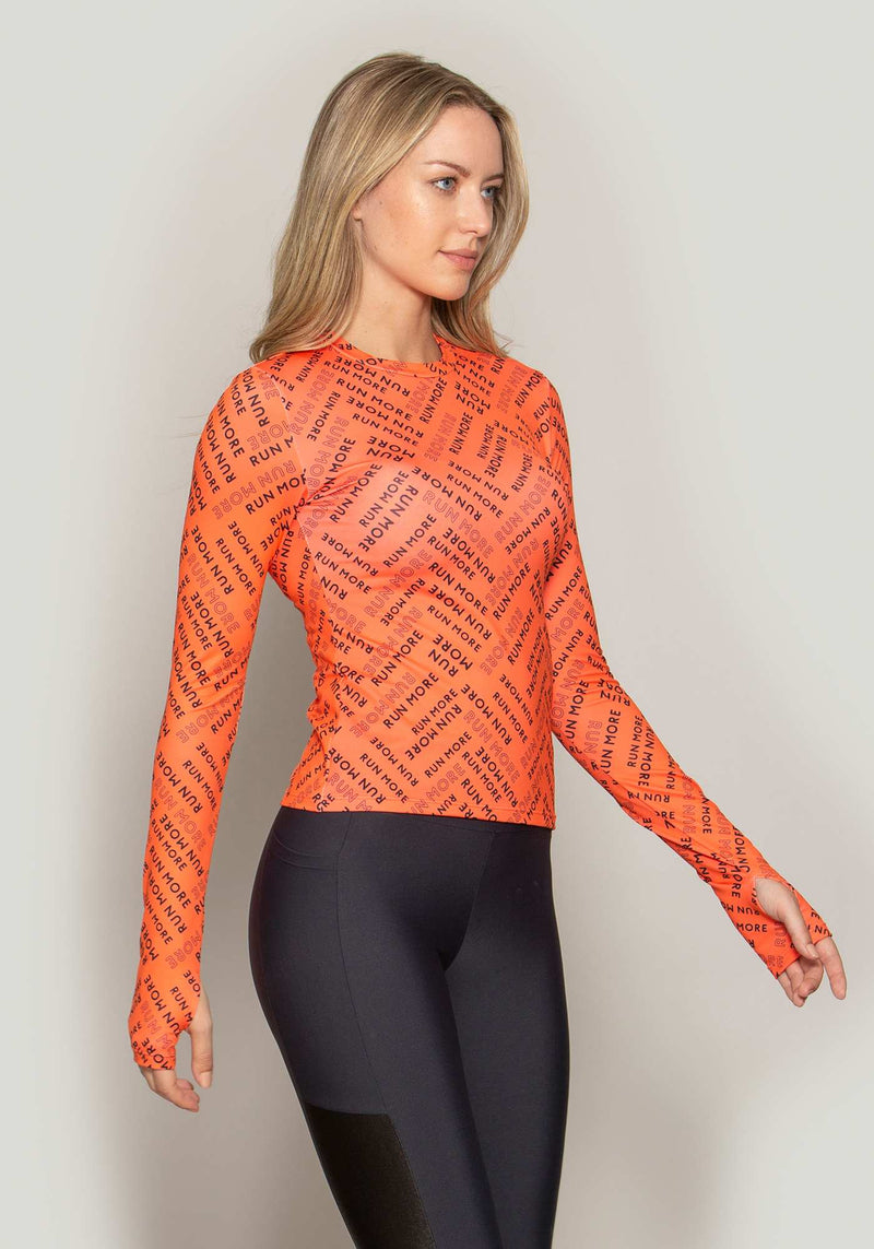 BLUSA MANGA LONGA THERMO LARANJA M