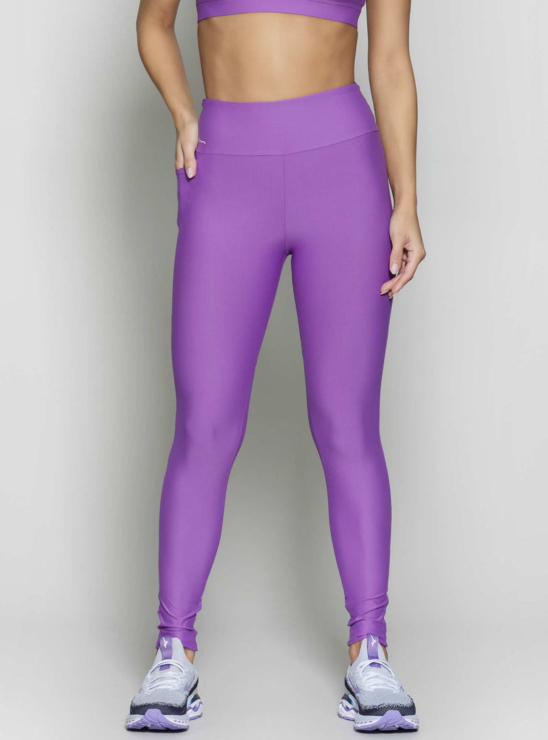 LEGGING BLOCKING COM BOLSO ROXO P