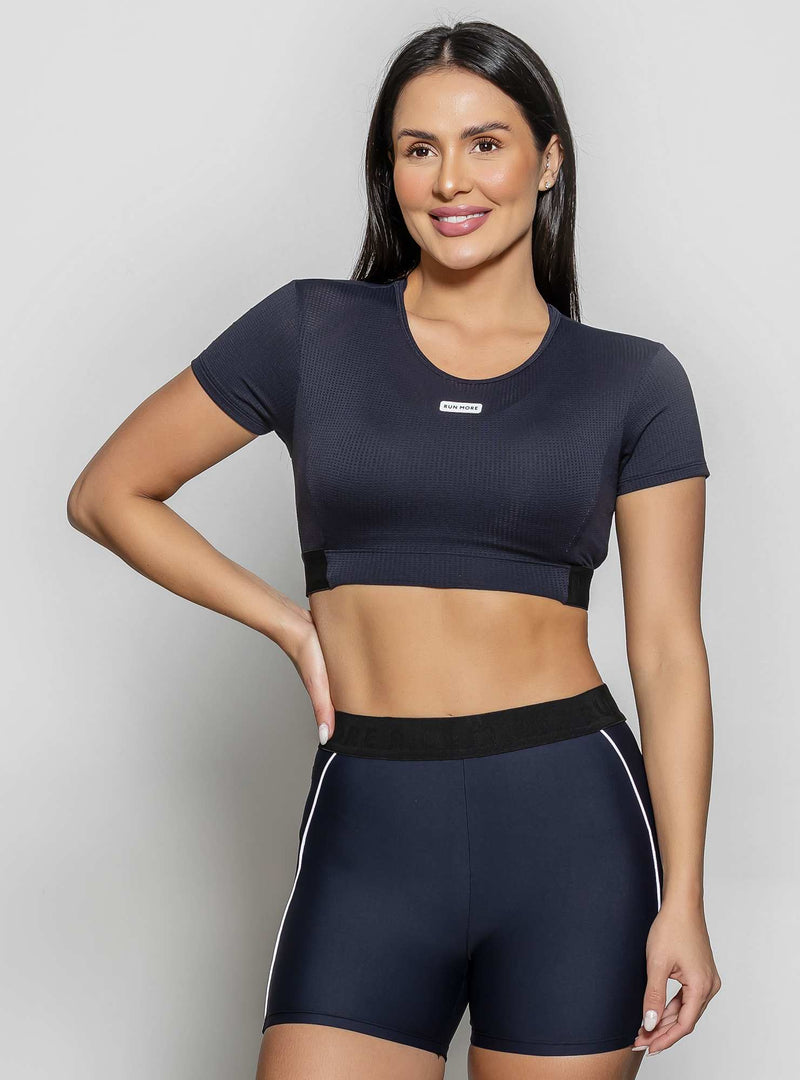 BLUSA CROPPED MAX FRESH PRETO G