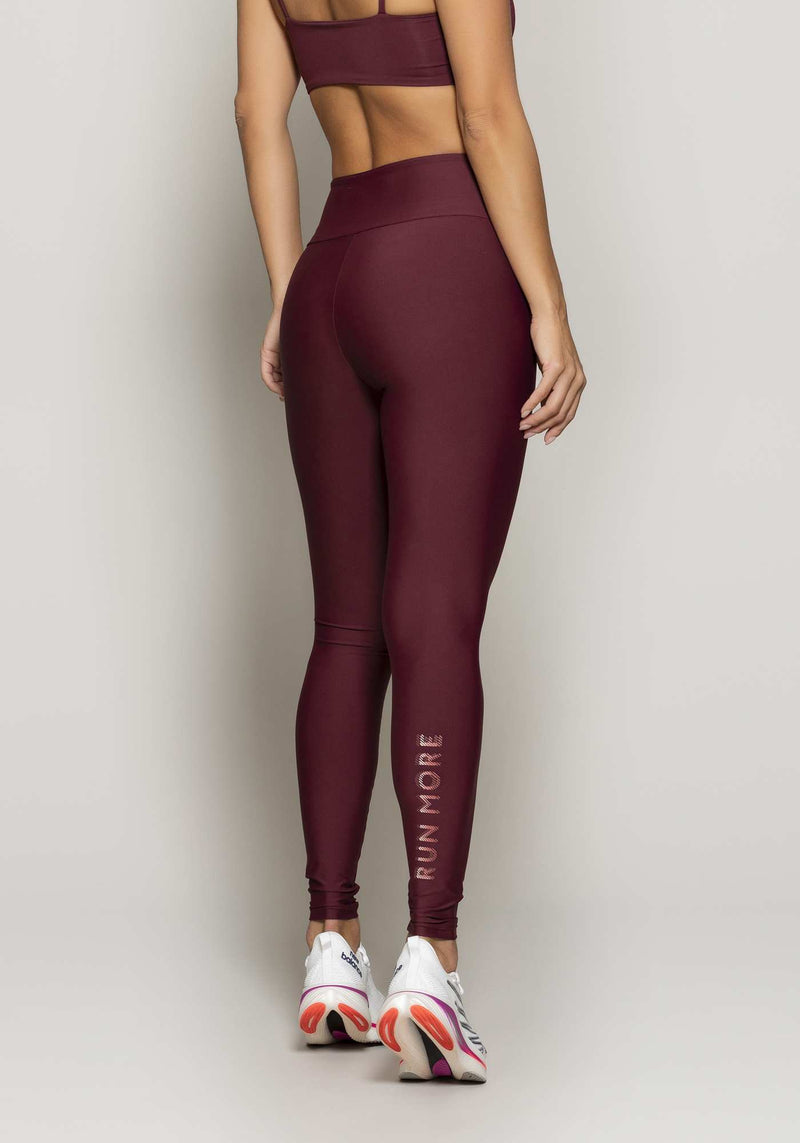 LEGGING RUN MORE COMPRESSION BORDO G