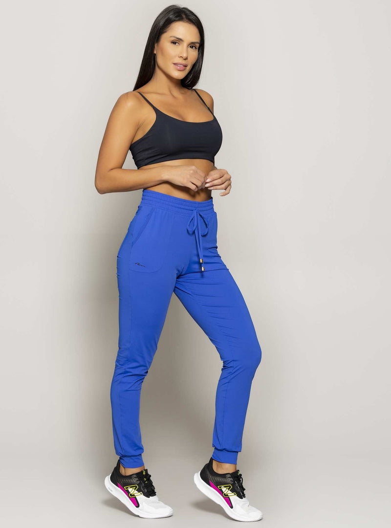 CALÇA JOGGER LUAR AZUL M