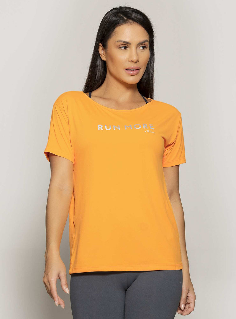 BLUSA RUN MORE ULTRACOOL FIT LARANJA G