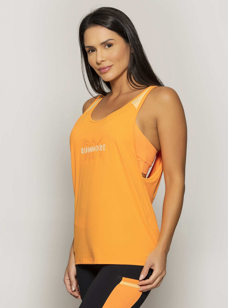 REGATA COM FENDA ULTRACOOL FIT LARANJA M