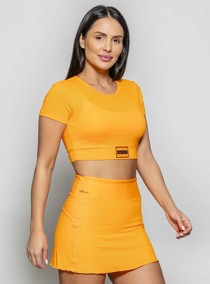 BLUSA CROPPED MAX FRESH LARANJA M