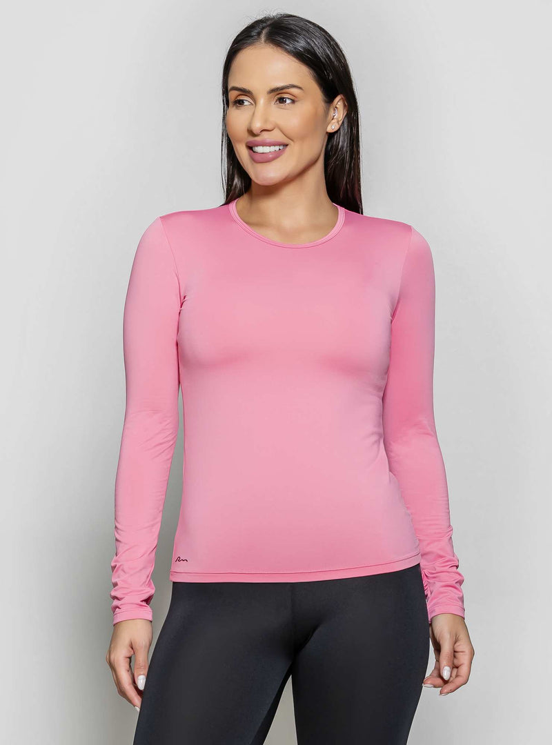 BLUSA MANGA LONGA THERMO ROSA M