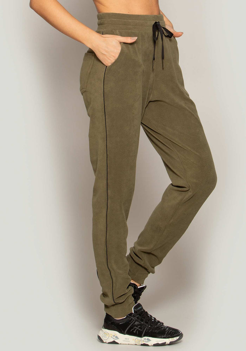 CALÇA JOGGER FLEECE VERDE M