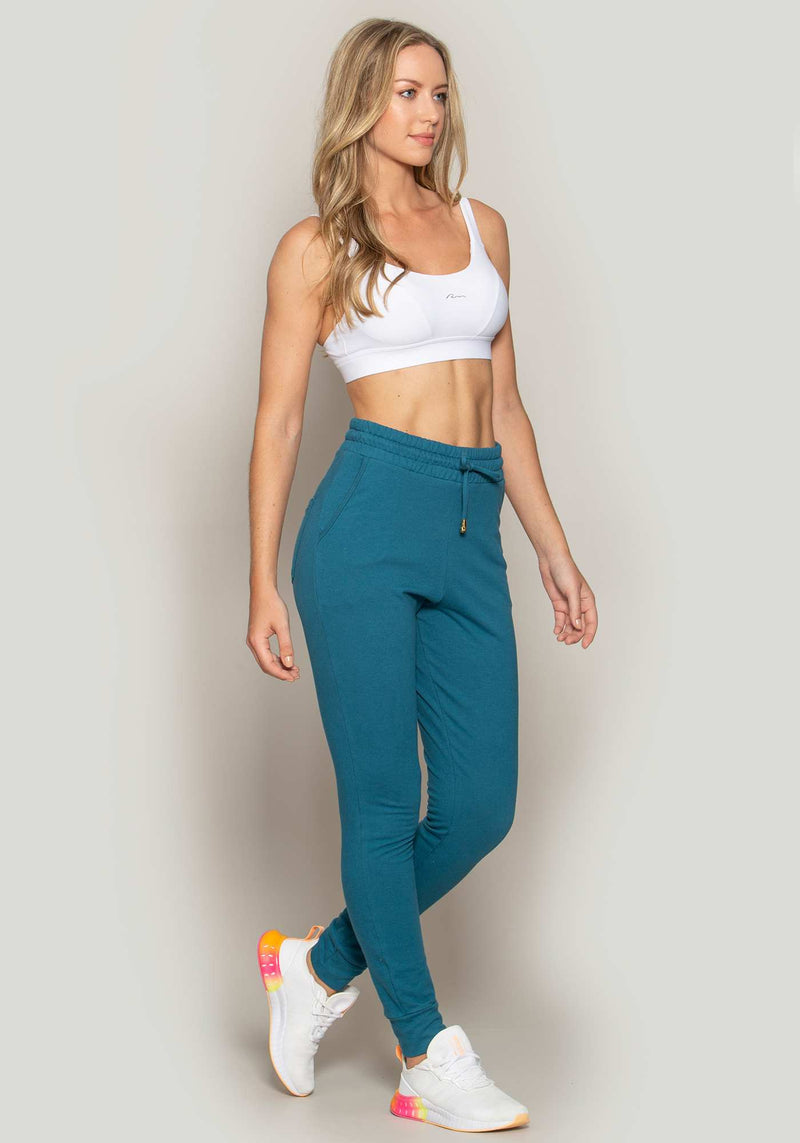 CALÇA JOGGER MOLETINHO AZUL M