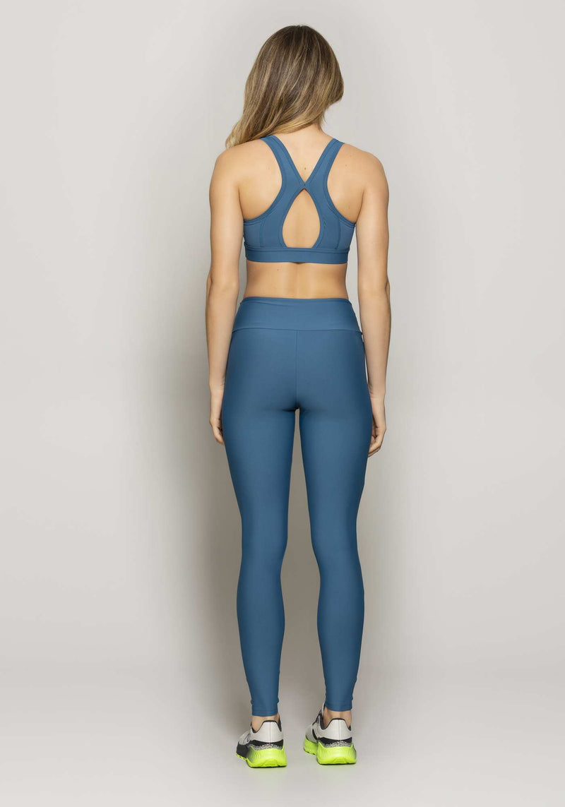 LEGGING COM BOLSO COMPRESSION AZUL G