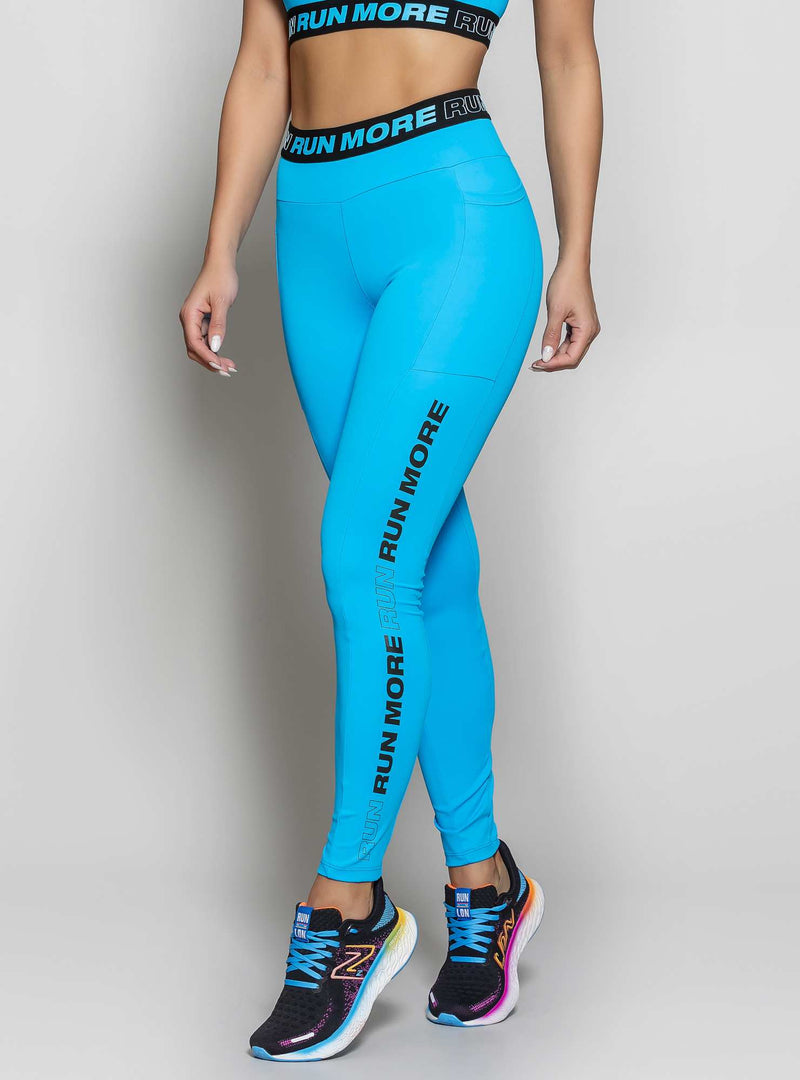 LEGGING COS COM ELASTICO DUPLO MAX AZUL M