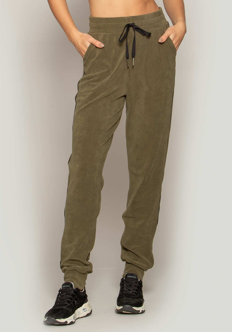 CALÇA JOGGER FLEECE VERDE M