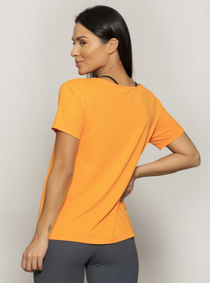 BLUSA RUN MORE ULTRACOOL FIT LARANJA G